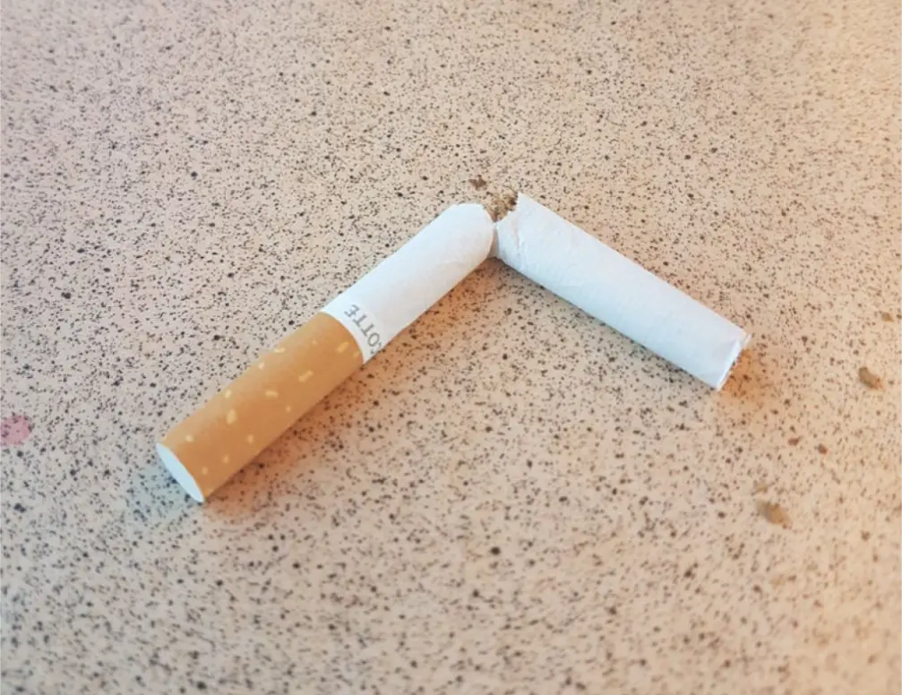 Gebroken sigaretten